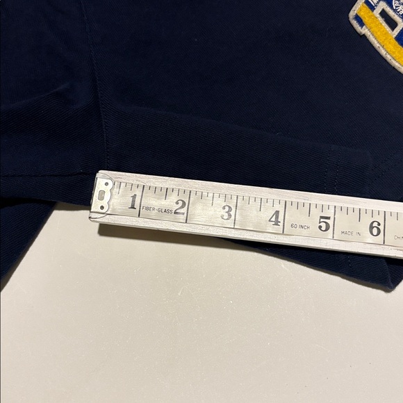 Polo Ralph Lauren 6 Inch Logo Jersey Shorts Navy Collegiate Print Logo Size XXL - Picture 8 of 10